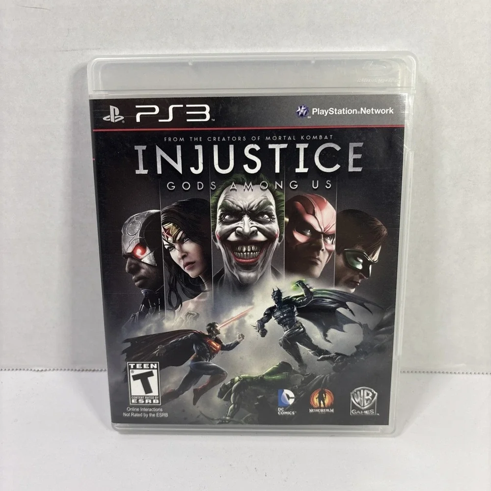 Injustice Gods Among Us PS3 Sony PlayStation 3 Complete CIB Tested Game